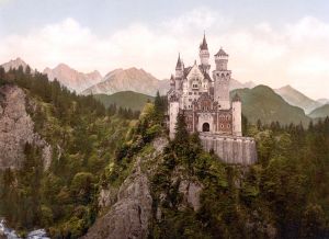 Neuschwanstein, the most famous of Ludwig II's many castles.